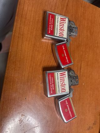 Accendini Zippo stile Winston da 2 e 8€, 1 e 4€