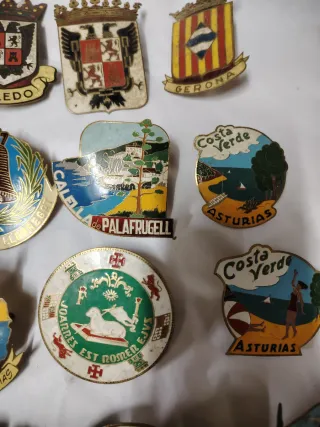 Set di targhe da collezione per vespa