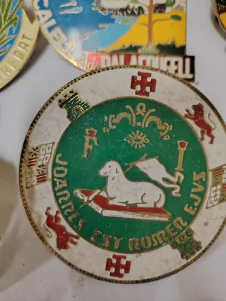 Set di targhe da collezione per vespa