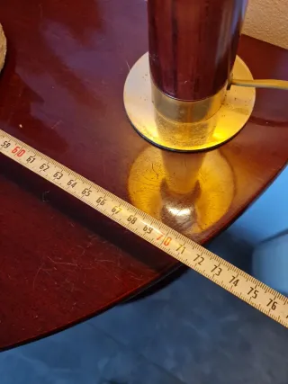 Mesa recibidor de madera con cajón