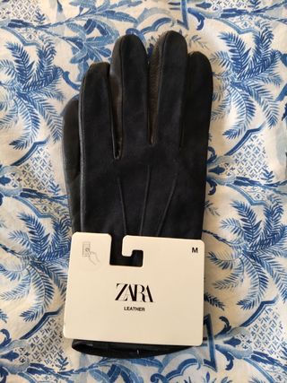 Guantes Zara Piel Talla M