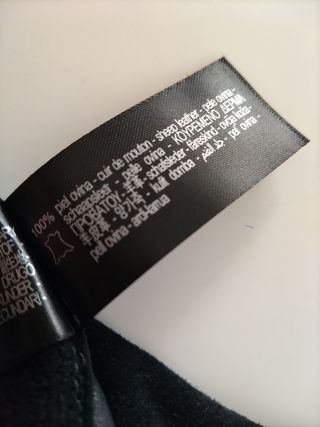 Guantes Zara Piel Talla M