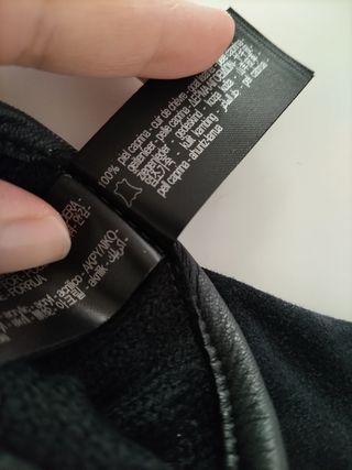 Guantes Zara Piel Talla M