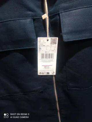 Chaqueta azul Mango hombre