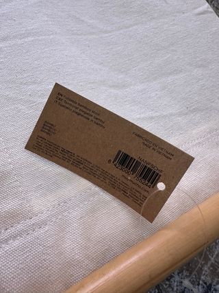 Taburete plegable de bambú