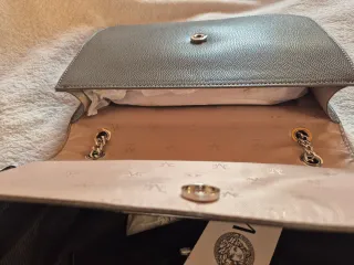 Borsa Versace 1969 Bella Logo Grigia