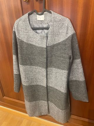 Abrigo paño COMPAÑIA FANTÁSTICA gris Talla S