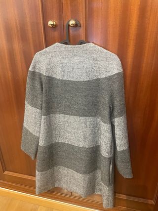 Abrigo paño COMPAÑIA FANTÁSTICA gris Talla S