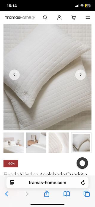 Funda nórdica y cojines algodón