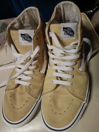 Zapatillas Vans Mujer Beige