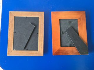 Coppia di Cornici in Legno Arte Povera