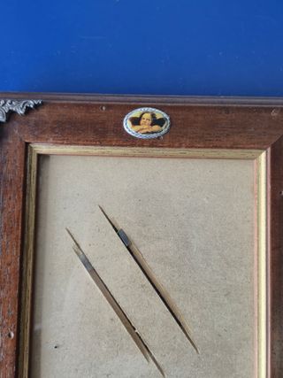 Coppia di Cornici in Legno Arte Povera