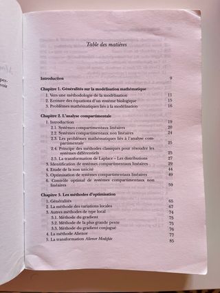 Modeles Et Methodes Pour Les Sciences Du Vivant...