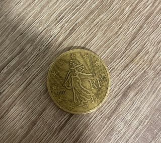 Moneda 50 céntimos RF 2001 Sembradora