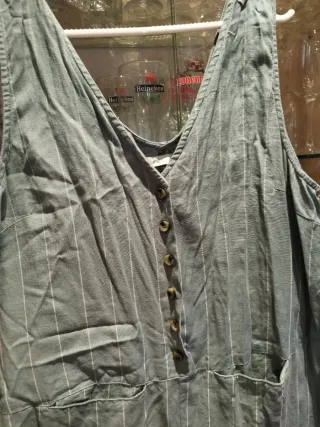 Mono de lino con rayas