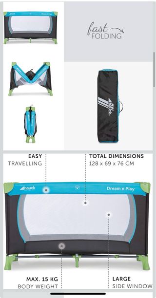 Parque Cuna Hauck Dream n Play 120x60