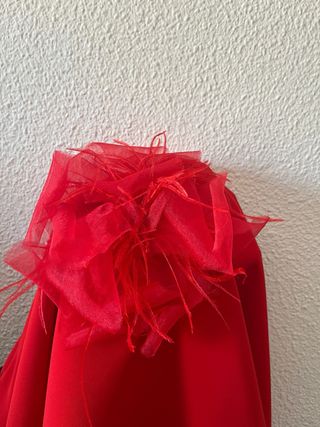 Vestido rojo invitada