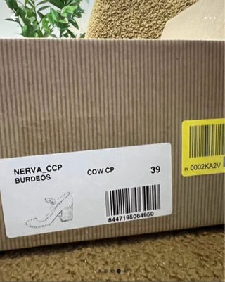 Zapatos Mary Jane Marrones/Morados