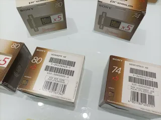 Pack 5 MINIDISC Sony Premium