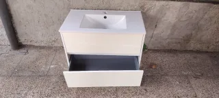 Mueble de baño 90x50 doble cajón