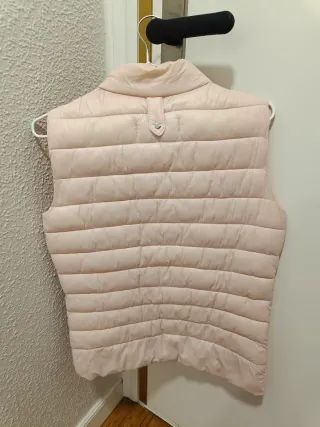Chaleco acolchado Mango rosa mujer