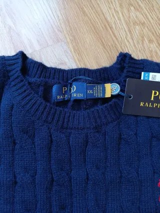 Jersey Polo Ralph Lauren Azul Talla 2XL