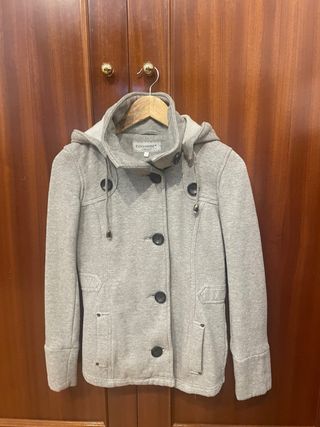 Abrigo/Sudadera Clockhouse Gris Talla XS
