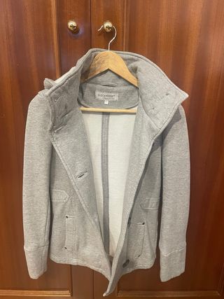 Abrigo/Sudadera Clockhouse Gris Talla XS
