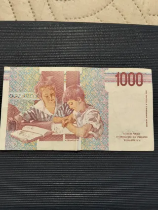 Bancnota 1000 Lire Italia