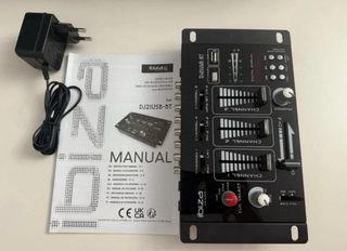 Mezclador DJ Ibiza DJ21USB-BT con USB