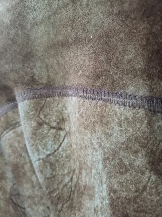 Abrigo italiano piel cordero shearling marca ASPER