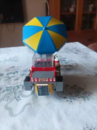 Carrito Comida Playmobil Hot Dog Iced Tea