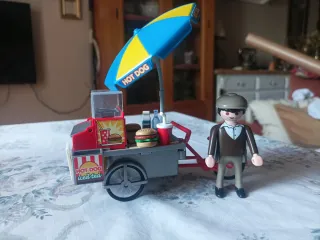Carrito Comida Playmobil Hot Dog Iced Tea