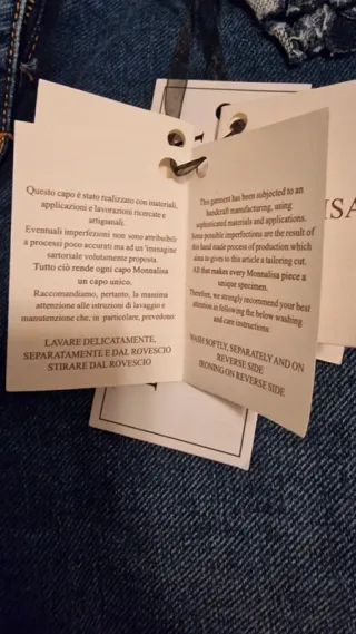 Jeans Monnalisa bambina tg 12Y-152cm