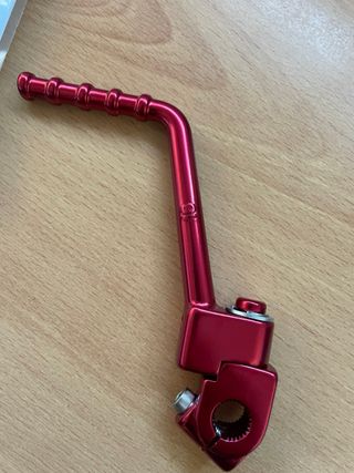 Pata de arranque moto Vparts roja