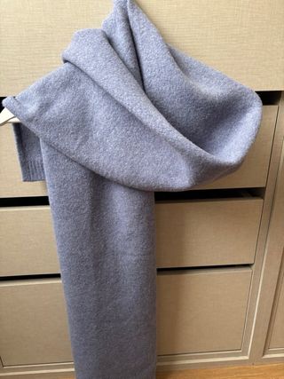 Bufanda Uniqlo Gris/Azul