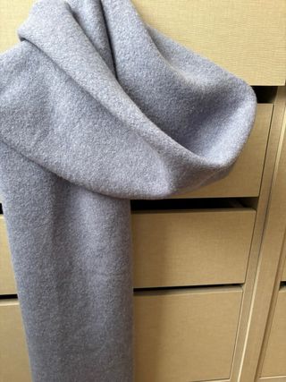 Bufanda Uniqlo Gris/Azul