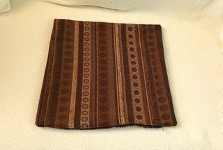 Fodera cuscino divano 40x40 motivi etnici marrone