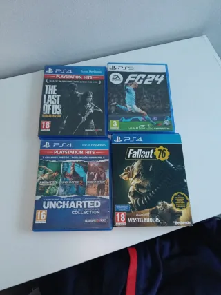 Lote Videojuegos PS4: Uncharted, The Last of Us...