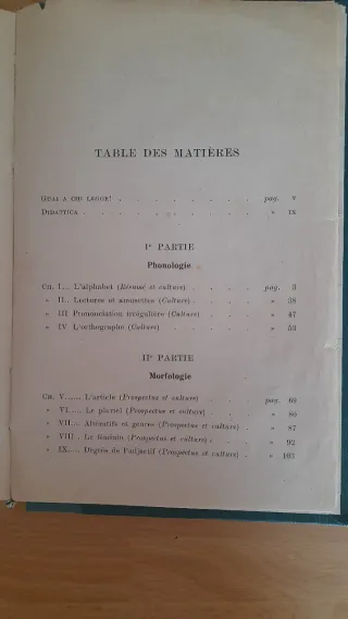 Grammaire Française per tutte le scuole 1939