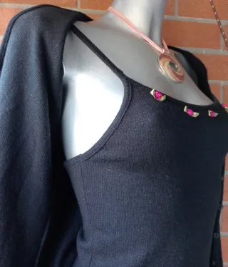 Completo Top e Cardigan