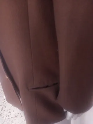 Chaqueta  talla grande mujer. marrón