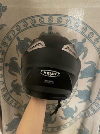 Casco Moto Yema Negro