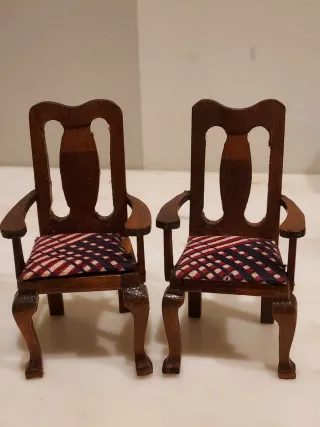 Colección Muebles Miniatura Antiguos Madera