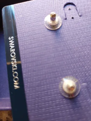 Orecchini Swarovski Cerchio Cristalli Argento