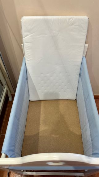 Minicuna blanca para bebés