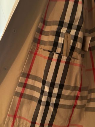 Gabardina Beige Burberry