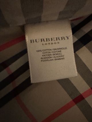 Gabardina Beige Burberry