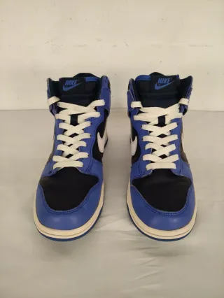 Nike Dunk HI Retro Blu/Bianco