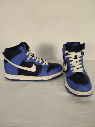 Nike Dunk HI Retro Blu/Bianco